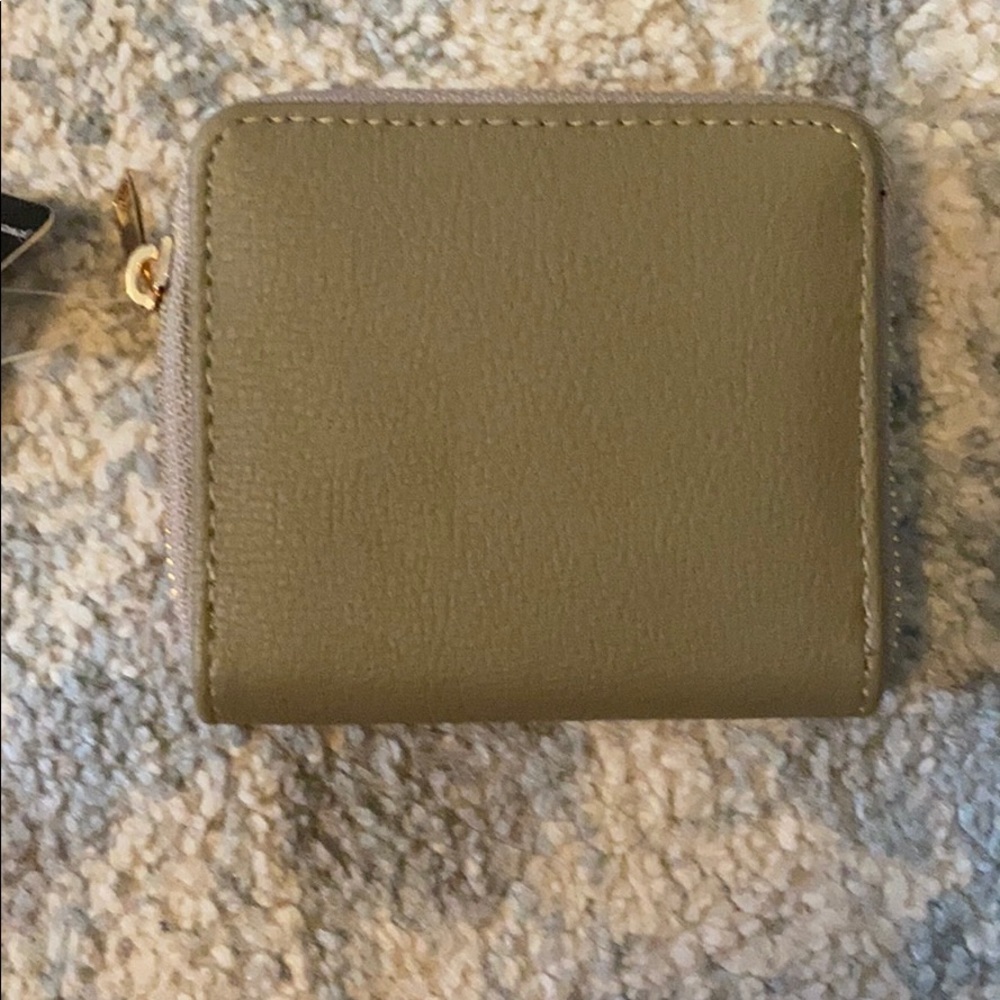Beige Compact Wallet